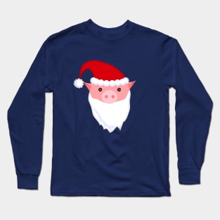 Christmas pig Long Sleeve T-Shirt